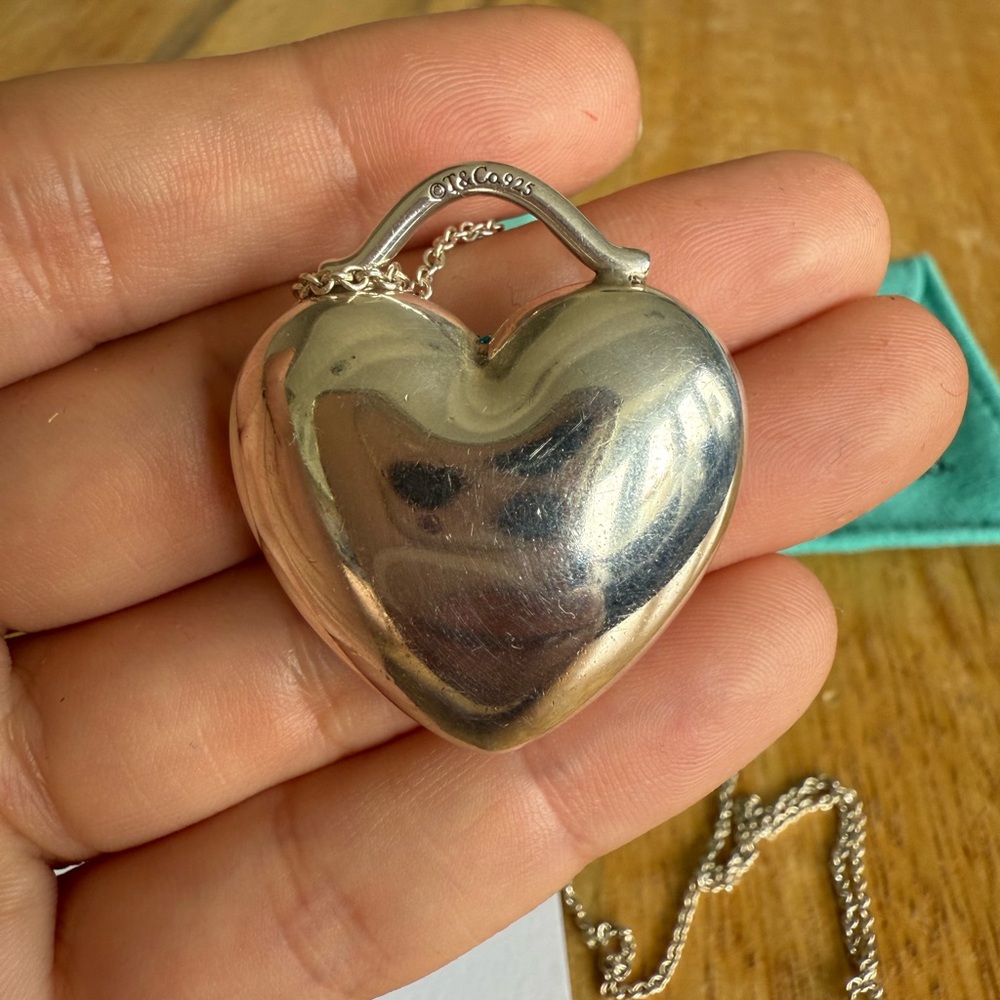 Tiffany & Co. Puffy Heart Pendant Necklace - Picture 3 of 5